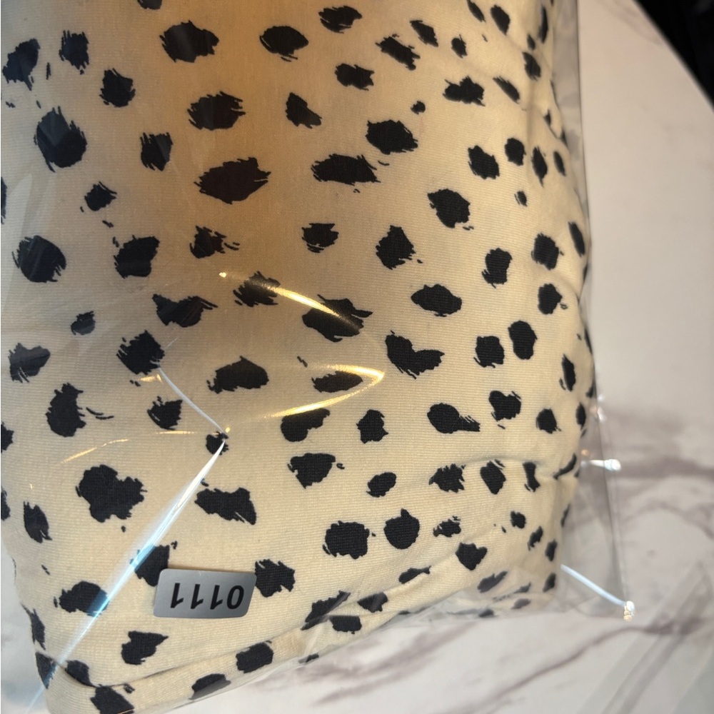Pact Cream Smocked Spaghetti-Strap Wide-Leg Jumpsuit with Leopard Dot - Picture 7 of 7